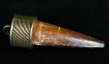 Real Spinosaurus Tooth Pendant - Dinosaur Tooth #11684-1